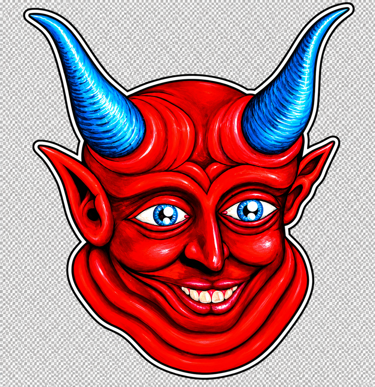Ilustración del diablo Romanski