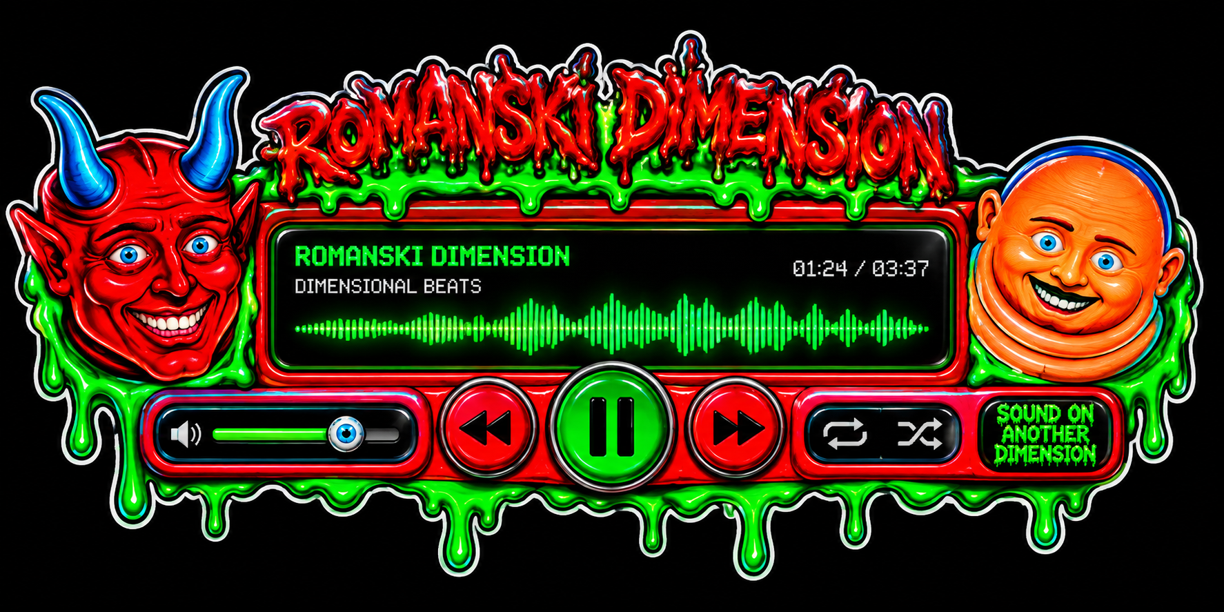 Romanski Dimension interactive audio player